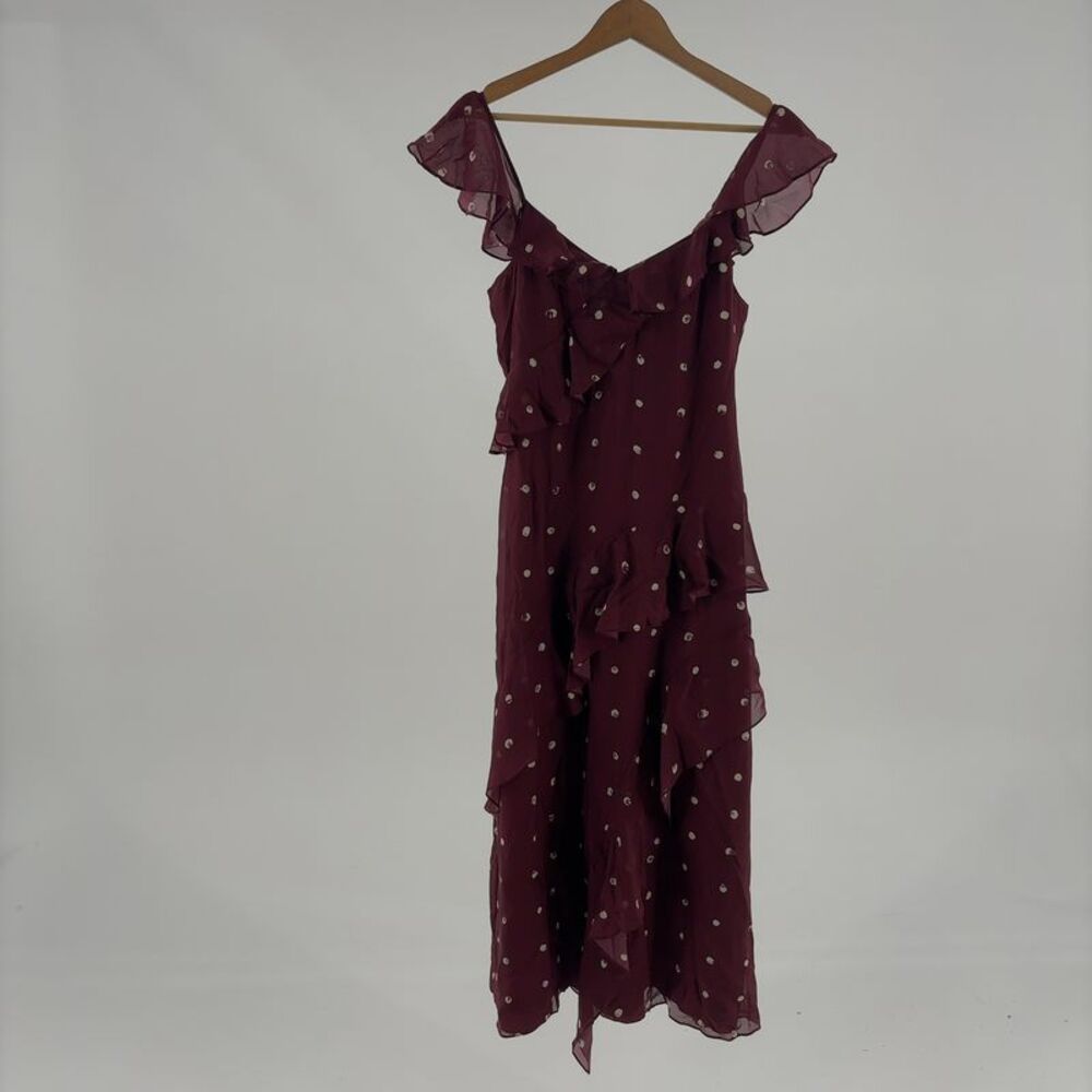 Jason Wu Paint Dot Silk Maxi Dress